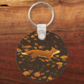 キツネランニングズスルー秋 キーホルダー (正面)