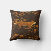 キツネランニングズスルー秋 クッション (裏面)