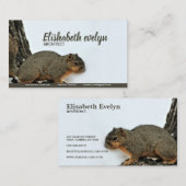 キツネリスオンスノーウィーツリー 名刺 (正面/裏面)