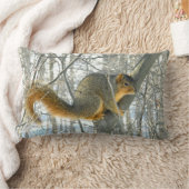 キツネリス ランバークッション (ブランケット)