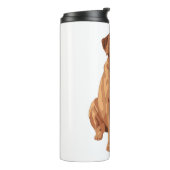 キツネレッドイエローラブラドールレトリーバードッグ タンブラー (回転左)