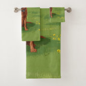 キツネレッドイエローラブラドールレトリーバードッグ バスタオルセット (インサイチュ)