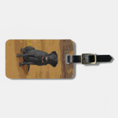 キツネレッドイエローラブラドールレトリーバードッグ ラゲッジタグ (正面横)