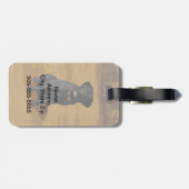 キツネレッドイエローラブラドールレトリーバードッグ ラゲッジタグ (裏面横)
