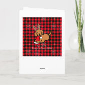 キツネレッドラブラドールとサンタクリスマスマンガ シーズンカード (裏面)