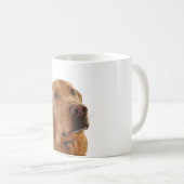 キツネレッドラブラドールカップ コーヒーマグカップ (正面右)