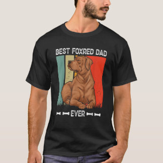 キツネレッドラブラドールレトリエバー最高のフォックスレッドパパエバー Tシャツ