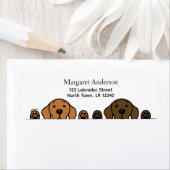 キツネレッドラボとチョコレートラボの監視 ラベル (インサイチュ)