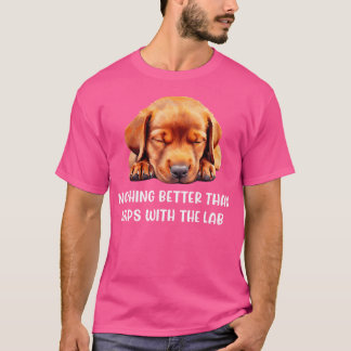 キツネレッドラボママパパナッピングラブラドールレトリバー Tシャツ
