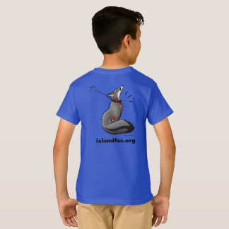 キツネロゴ&ステイシーベイカーアートバックカラーキッズTシャツ Tシャツ