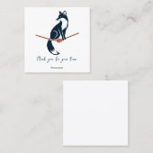 キツネロープシーバリ訪問カード スクエア名刺 (正面/裏面)