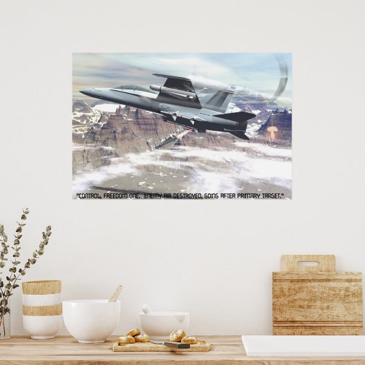 キツネワン！ ポスター (キッチン)