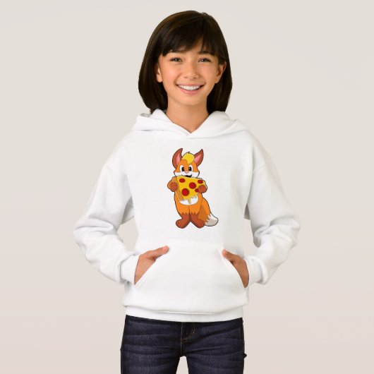 キツネ付きピザ (正面フル)