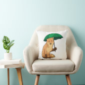 キツネ付き傘 クッション (椅子)