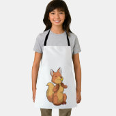 キツネ付棒つきキャンデー エプロン (インサイチュ)