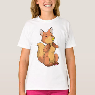 キツネ付棒つきキャンデー Tシャツ