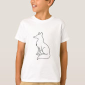 キツネ休憩 Tシャツ (正面)