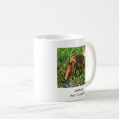 キツネ写真マグカップ コーヒーマグカップ (正面右)