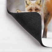 キツネ動物家族さまよう自然 マウスパッド (コーナー)