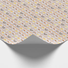 キツネ包装紙 ラッピングペーパー