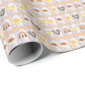 キツネ包装紙 ラッピングペーパー (ロールコーナー)