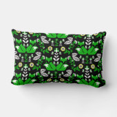 キツネ北欧スカンジナビアフォークアートテーブルクロス ランバークッション (裏面)