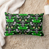 キツネ北欧スカンジナビアフォークアートテーブルクロス ランバークッション (ブランケット)