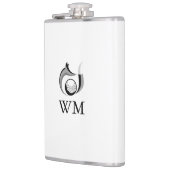 キツネ及びゴルフボールモノグラパーソナライズされたム フラスク (左)