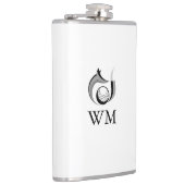 キツネ及びゴルフボールモノグラパーソナライズされたム フラスク (右)