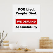 キツネ嘘。人々は死んだ。 ポスター (キッチン)