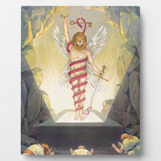 キツネ型枠のミスラ フォトプラーク (正面)