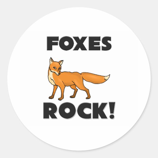 キツネ岩 ラウンドシール (正面)