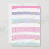 キツネ彼女はワイルドワン誕生日招待状 招待状 (裏面)