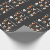 キツネ愛好家のための世界のギフトのキツネ ラッピングペーパー (角)