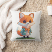 キツネ愛好家ギフト クッション (ブランケット)