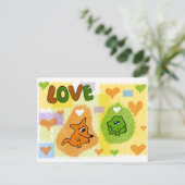 キツネ愛 ポストカード (スタンド正面)