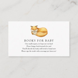 キツネ挿入カード用ベビーブック エンクロージャーカード