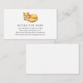 キツネ挿入カード用ベビーブック エンクロージャーカード (正面/裏面)
