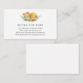 キツネ挿入カード用ベビーブック エンクロージャーカード (正面/裏面)