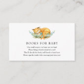 キツネ挿入カード用ベビーブック エンクロージャーカード (正面)