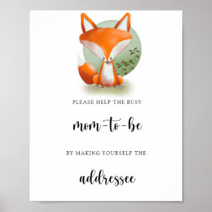 キツネ救済忙し- Mom-to-Be Poster ポスター