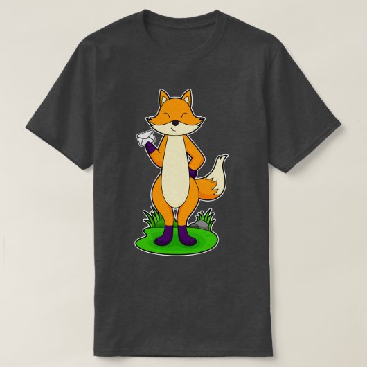 キツネ文字 Tシャツ (デザイン正面)