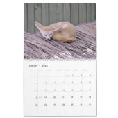 キツネ暦年 カレンダー (1月 2026)