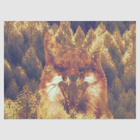 キツネ林ティッシュペーパー 薄葉紙 (正面)