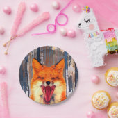 キツネ林紙プレート ペーパープレート (パーティー)