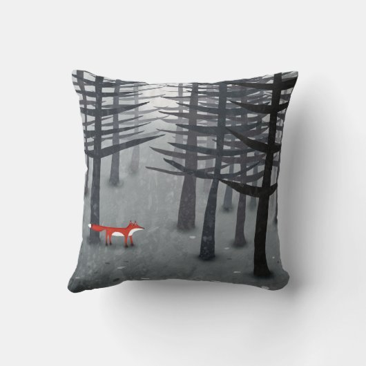 キツネ林 クッション (裏面)