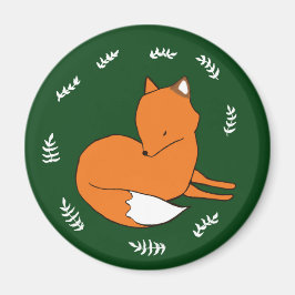 キツネ標準、5.7 Cm丸磁石 マグネット