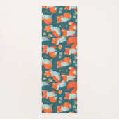 キツネ水の色パタカラフルーン ヨガマット (裏面)