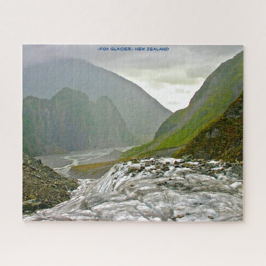 キツネ氷河（ニュージーランド） ジグソーパズル (横)