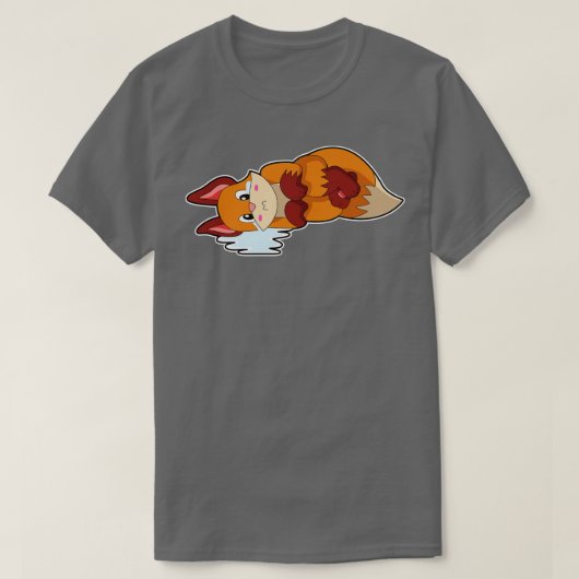 キツネ泣き叫び Tシャツ (デザイン正面)